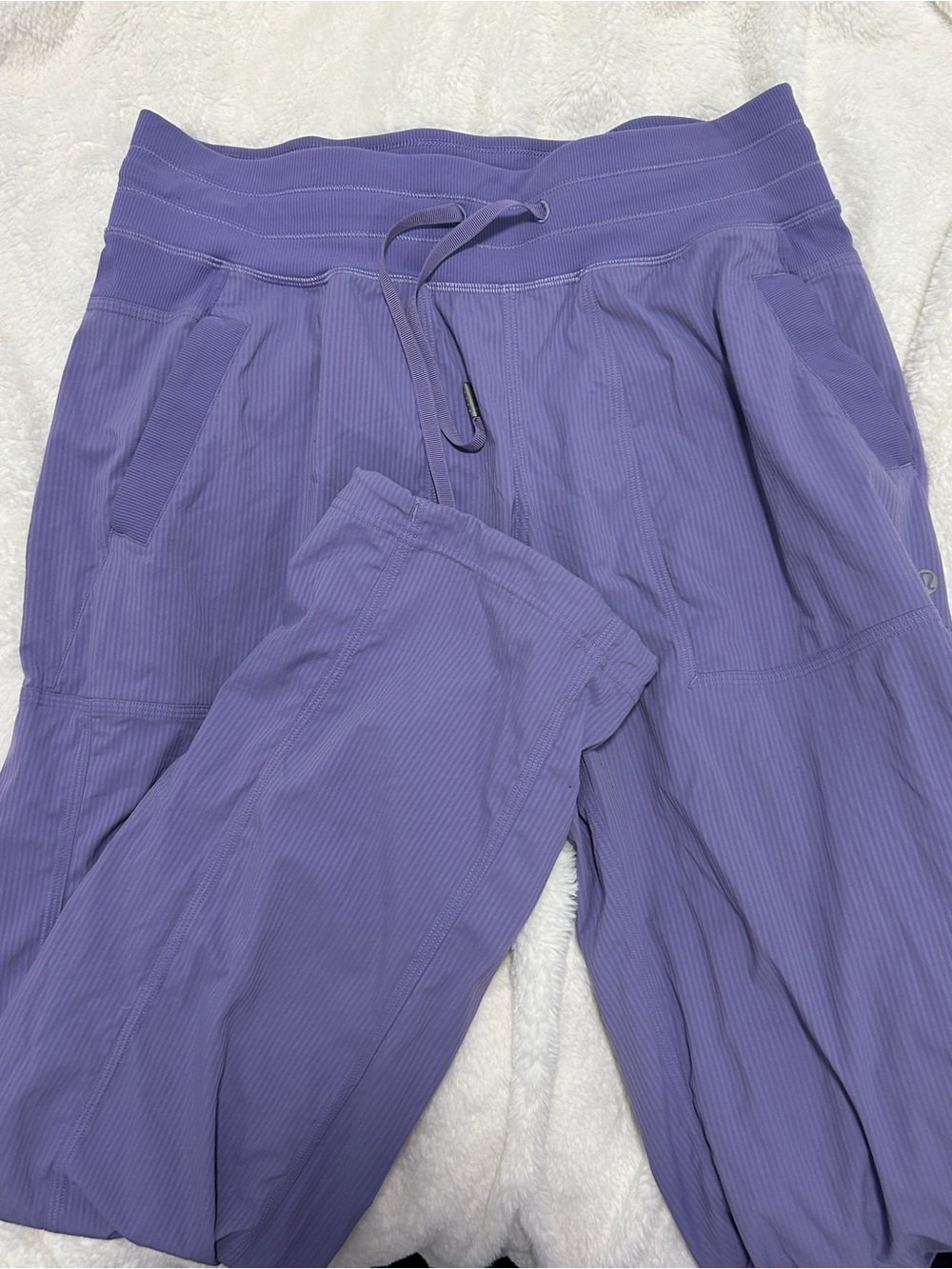 lululemon purple dance studio pants